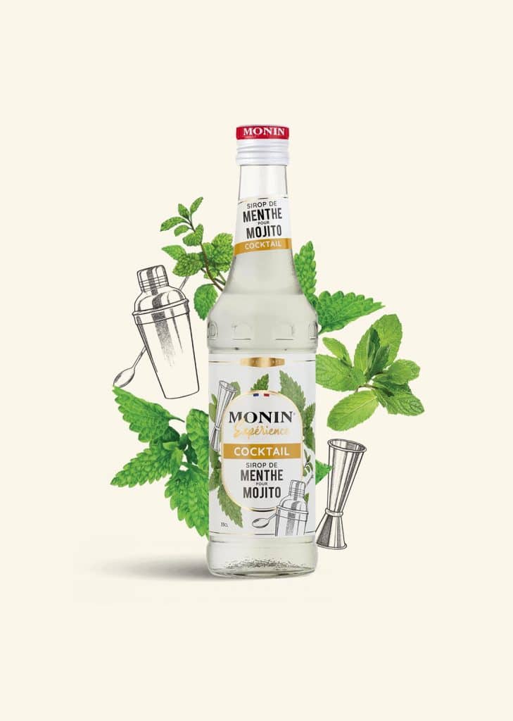 Sirop de Menthe pour Mojito - MONIN Expérience - Gamme Cocktail