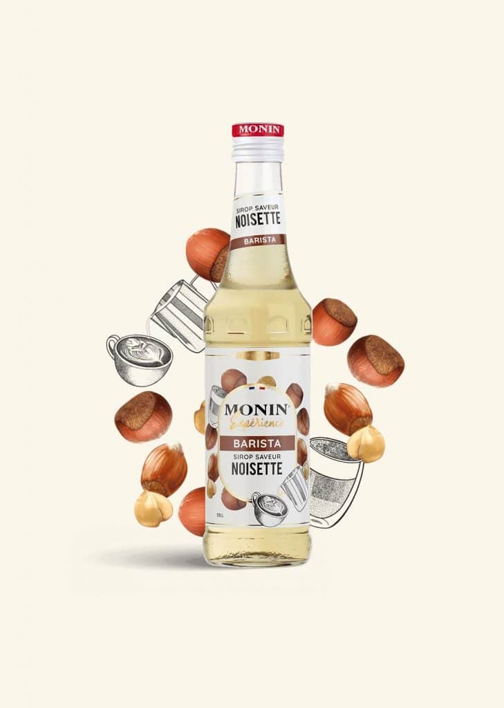 Sirop Saveur Noisette - MONIN Expérience - Gamme Barista -